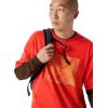 Arc’teryx Kragg Cotton Lithographica SS Men’s | Short Sleeve, Heavyweight Cotton Climbing Shirt(Dynasty)