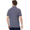 JACQUARD PIQUE PIECED POLO SHIRT(Classic Navy)