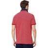 JACQUARD PIQUE PIECED POLO SHIRT(Engine Red)