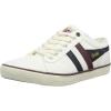 Off White Navy Burgundy