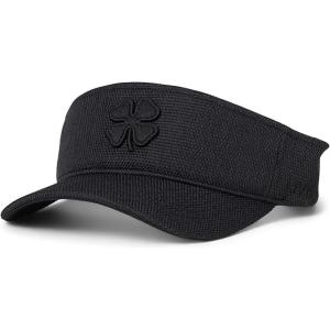 Black Clover Bamboo Visor 2 Adjustable Hat – Polyester-Blend Construction – Curved Brim – Pull-on Style Black Visor/3d Black Clover One Size One Size