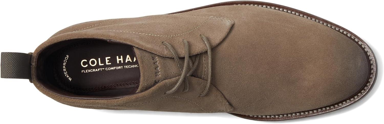 image:imageCole Haan Mens Roundhill Grand Chukka Boots Morel SuedeDark NaturalWater Resistant 8