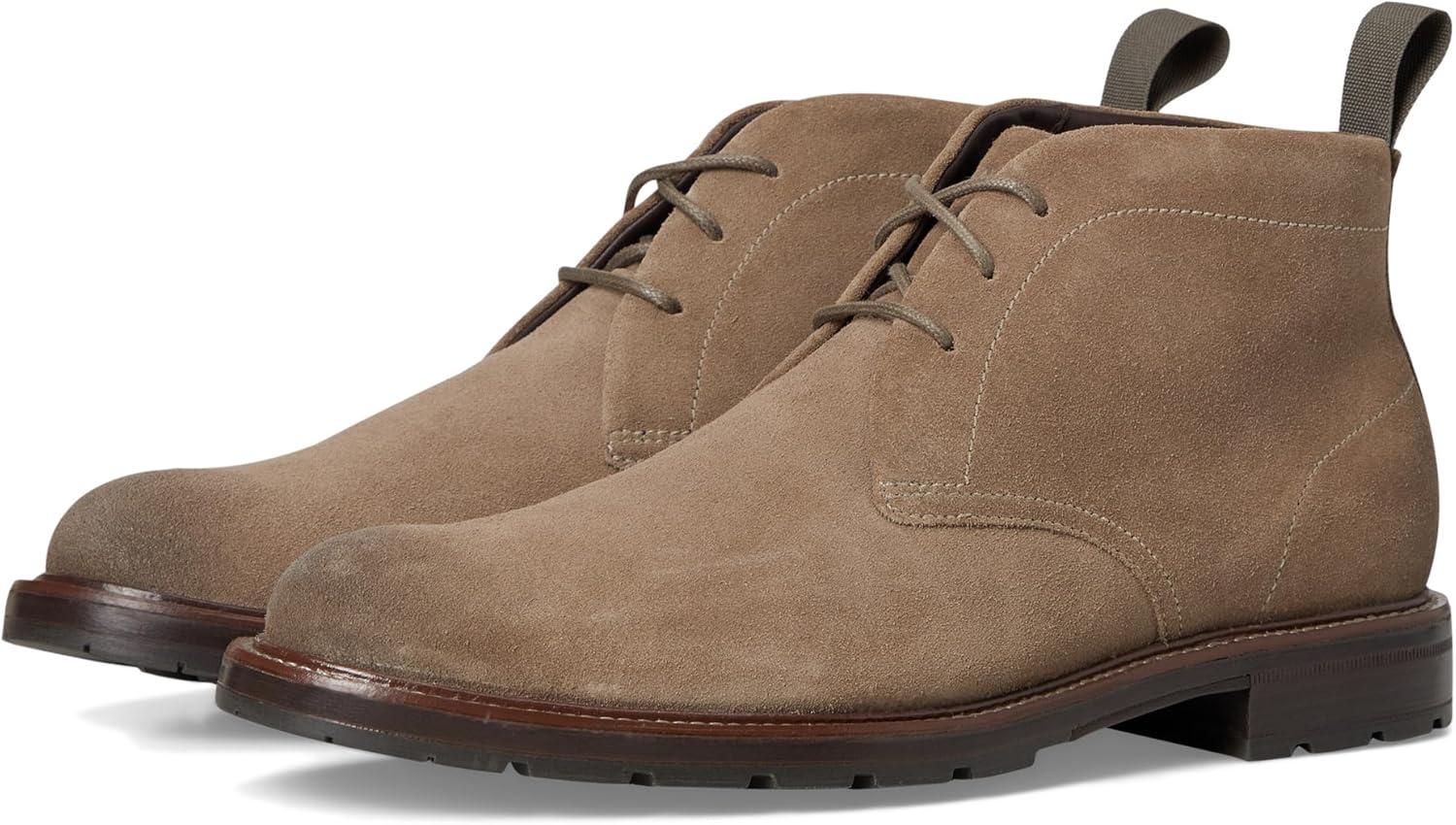 image:imageCole Haan Mens Roundhill Grand Chukka Boots Morel SuedeDark NaturalWater Resistant 8
