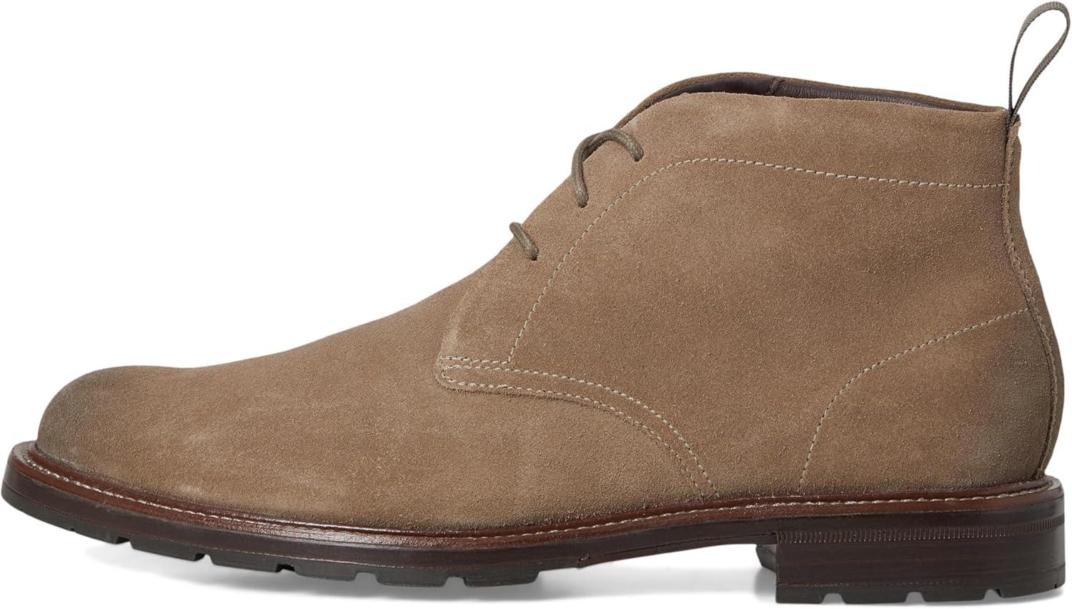 image:imageCole Haan Mens Roundhill Grand Chukka Boots Morel SuedeDark NaturalWater Resistant 8