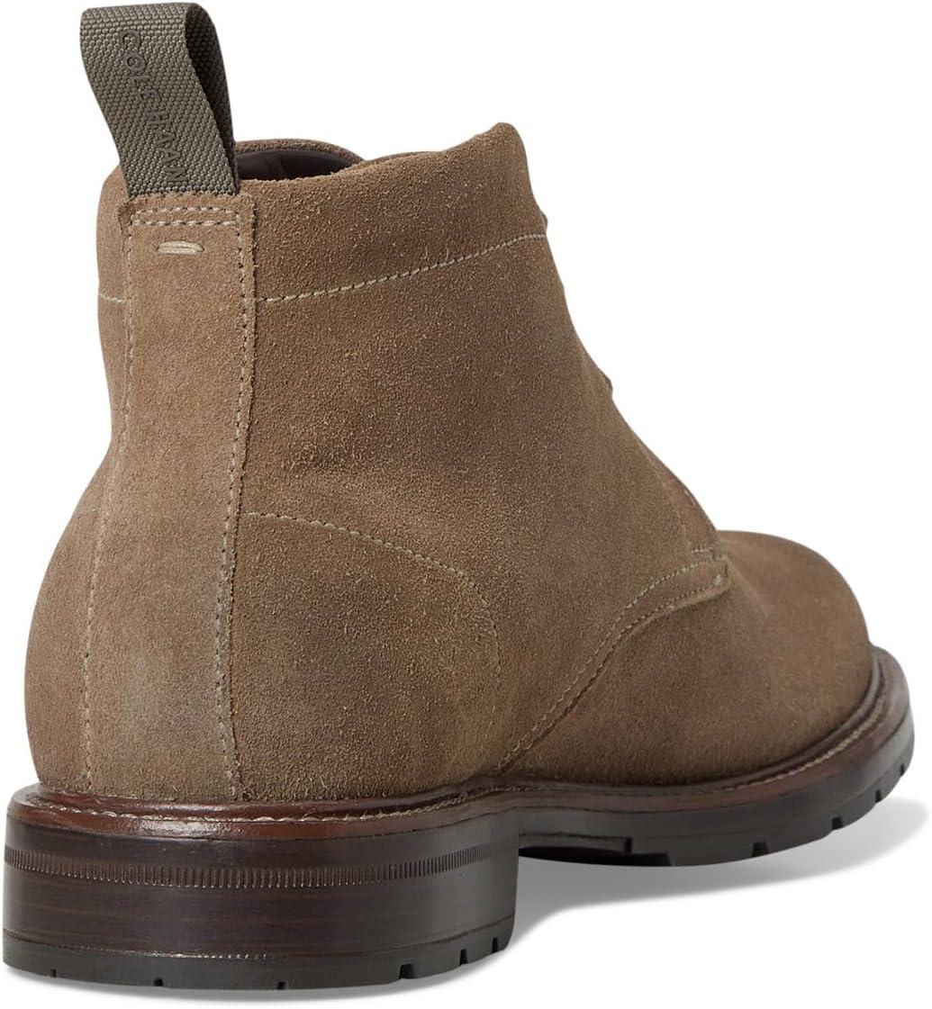 image:imageCole Haan Mens Roundhill Grand Chukka Boots Morel SuedeDark NaturalWater Resistant 8