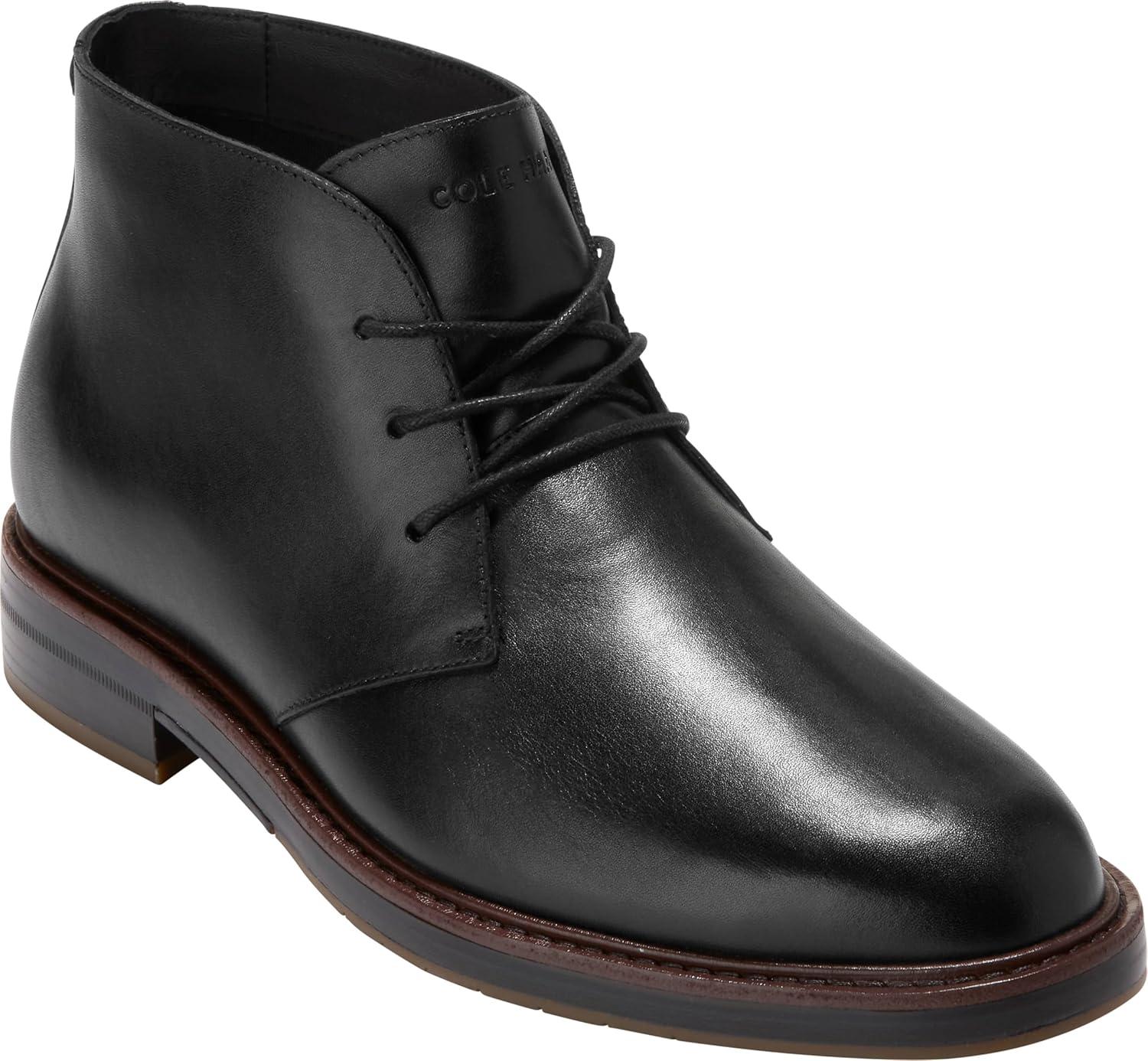 image:imageCole Haan mens Boots Judson Grand Chukka BootsBlack WaterproofBlackBlack