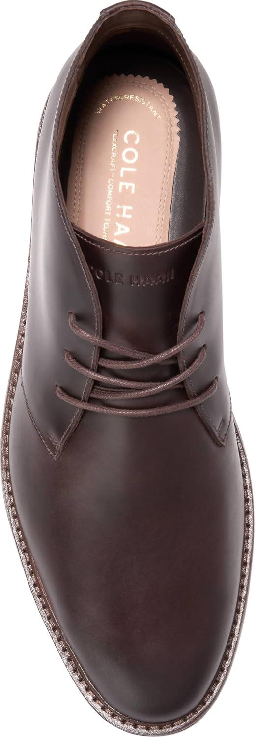 image:imageCole Haan mens Boots Judson Grand Chukka BootsMadeiraDark Natural Water Resistant