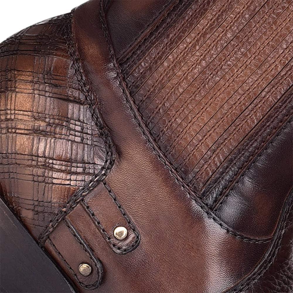 image:imageCuadra Mens Boot in Genuine Leather with Zipper BrownBrown