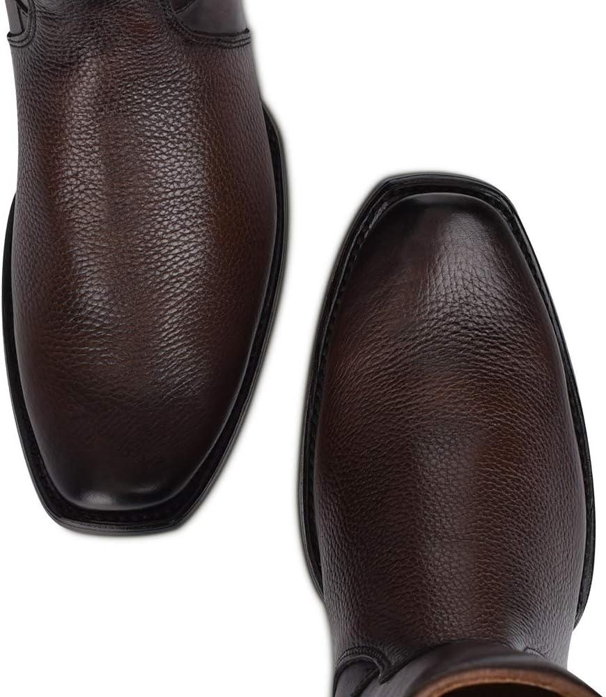 image:imageCuadra Mens Boot in Genuine Leather with Zipper BrownBrown