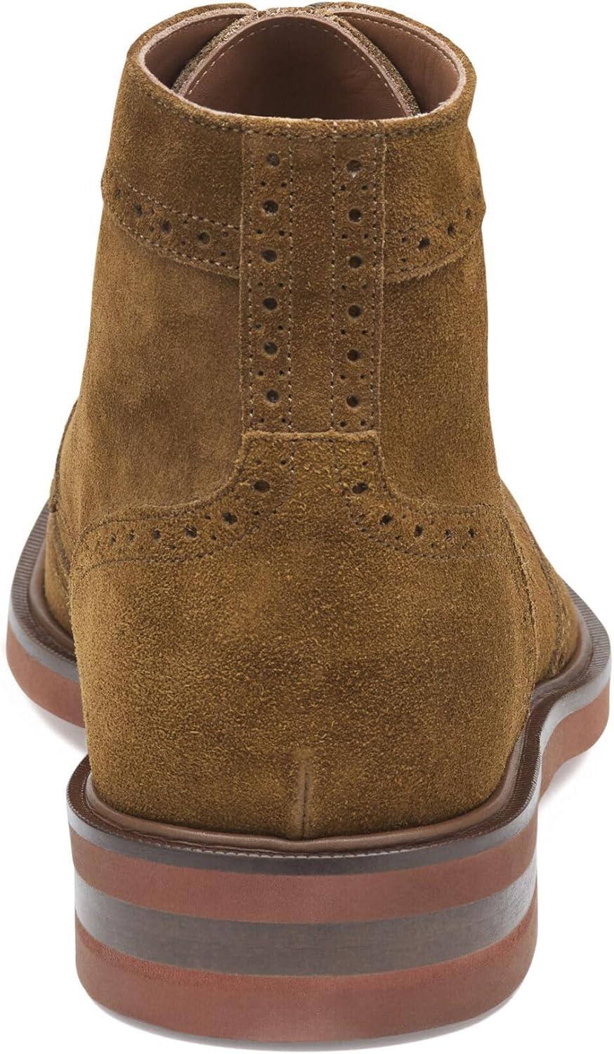 image:imageJohnston amp Murphy Hartley Wingtip Boot LaceUp Dress Casual ShoeSnuff Italian Suede
