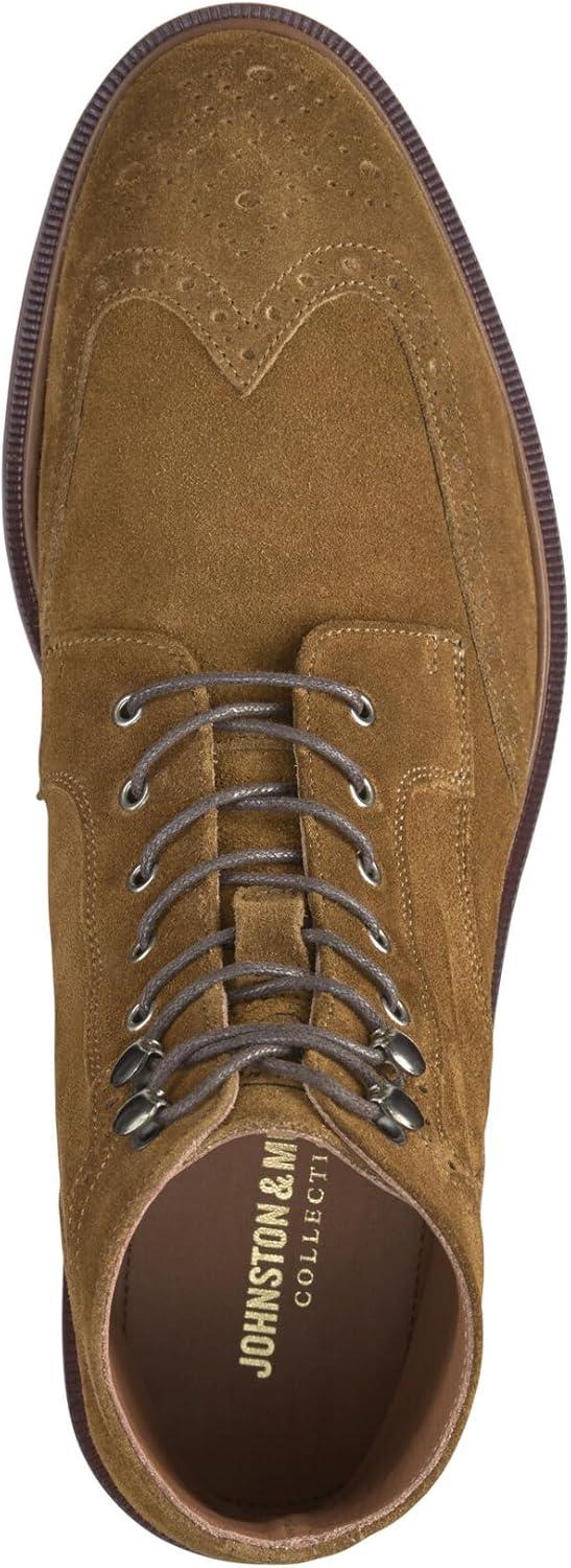 image:imageJohnston amp Murphy Hartley Wingtip Boot LaceUp Dress Casual ShoeSnuff Italian Suede