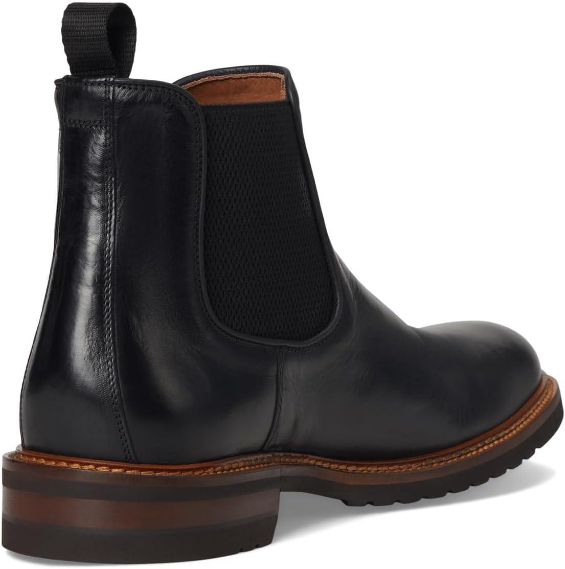 image:imageJohnston amp Murphy Mens Hartford Chelsea BootsBlack Italian Calfskin