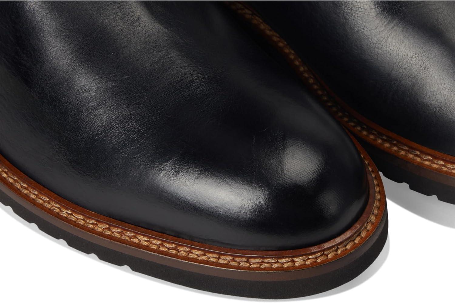 image:imageJohnston amp Murphy Mens Hartford Chelsea BootsBlack Italian Calfskin