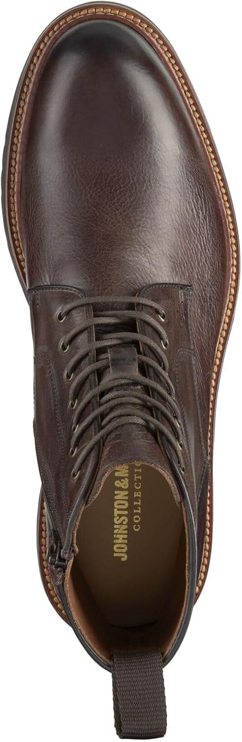 image:imageJohnston amp Murphy Mens Hartford Plain Toe BootDark Brown Italian Calfskin