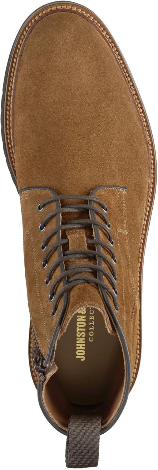 image:imageJohnston amp Murphy Mens Hartford Plain Toe BootSnuff Italian Suede