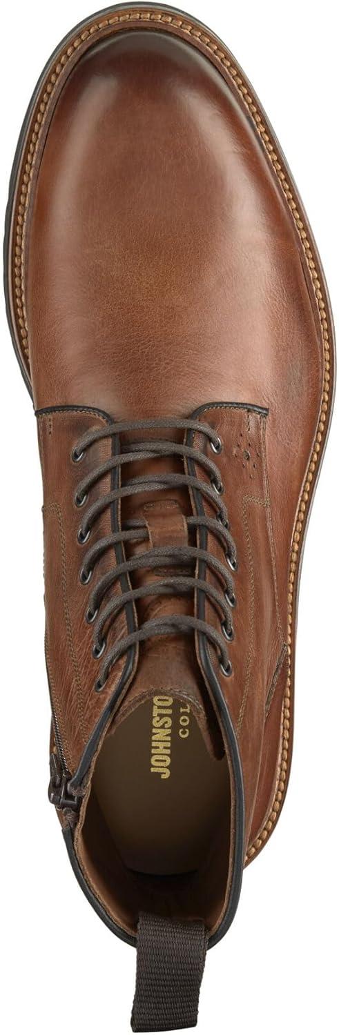 image:imageJohnston amp Murphy Mens Hartford Plain Toe BootTan Italian Calfskin