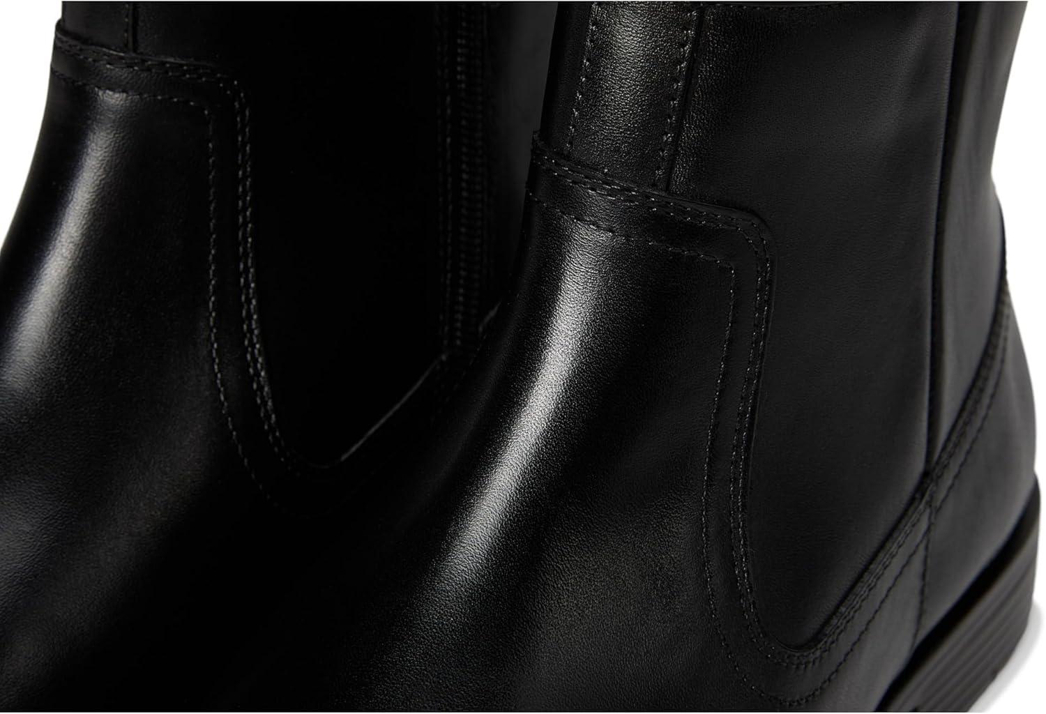 image:imageJohnston amp Murphy mens Reeve Zip BootsBlack Full Grain