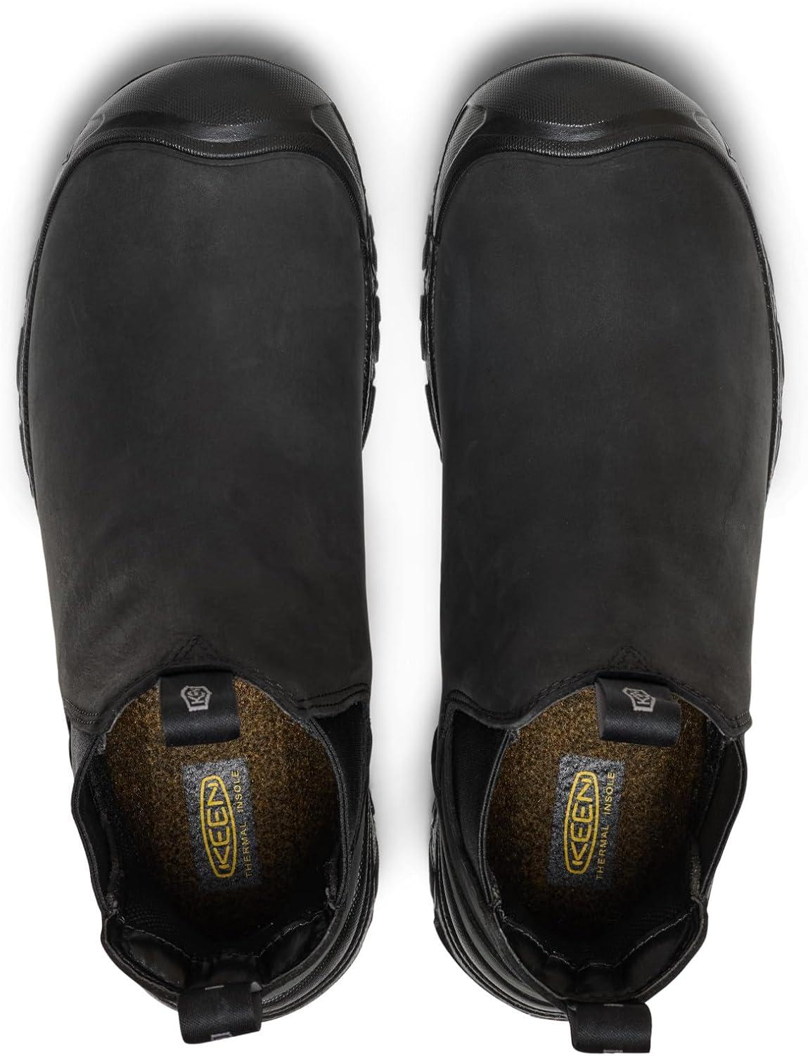 image:imageKEEN mens Anchorage 4 Waterproof Pull on Durable InsulatedBlackBlack