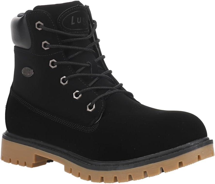 image:imageLugz Mens Rucker Hi Lace Up Boots Hiking ShoeBlackGum
