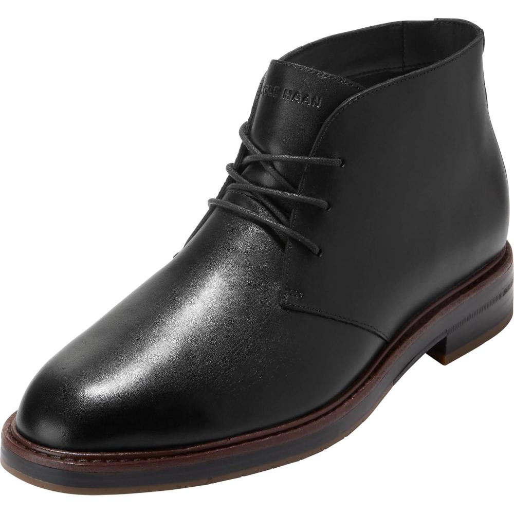 image:imageCole Haan mens Boots Judson Grand Chukka BootsBlack WaterproofBlackBlack