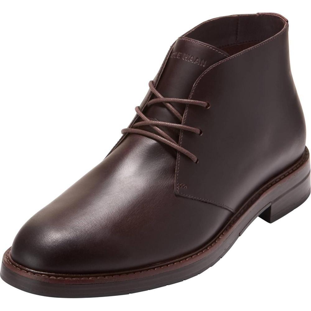 image:imageCole Haan mens Boots Judson Grand Chukka BootsMadeiraDark Natural Water Resistant