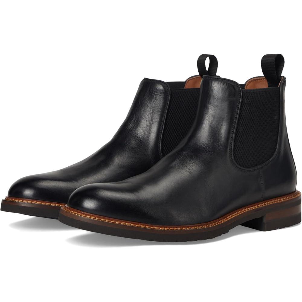 image:imageJohnston amp Murphy Mens Hartford Chelsea BootsBlack Italian Calfskin