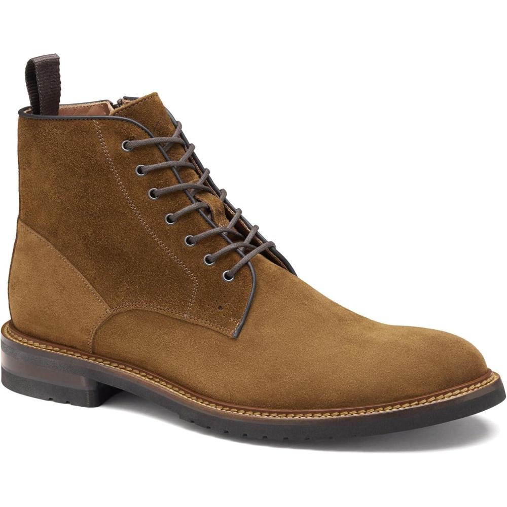 image:imageJohnston amp Murphy Mens Hartford Plain Toe BootSnuff Italian Suede