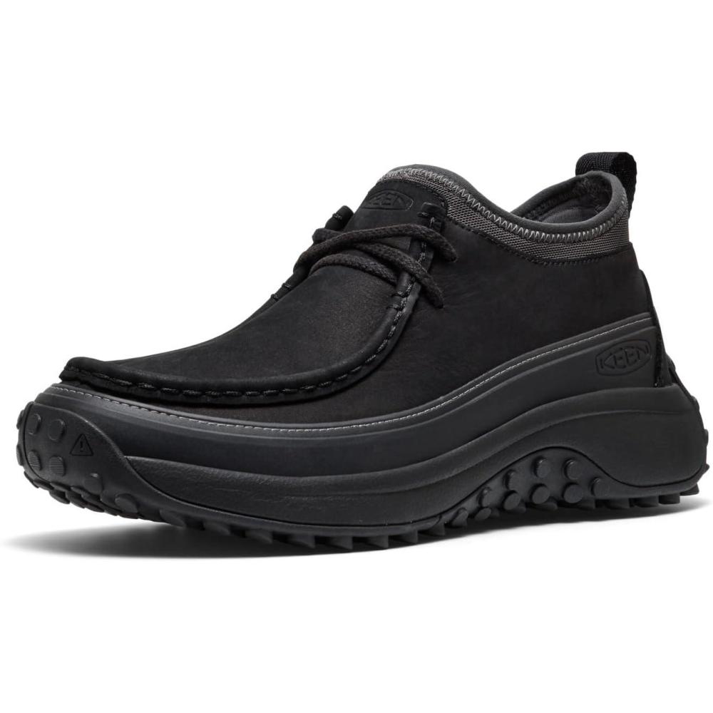 image:imageKEEN Mens Ks Moc Premium Comfortable Stylish High Traction Chukka BootsBlackBlack
