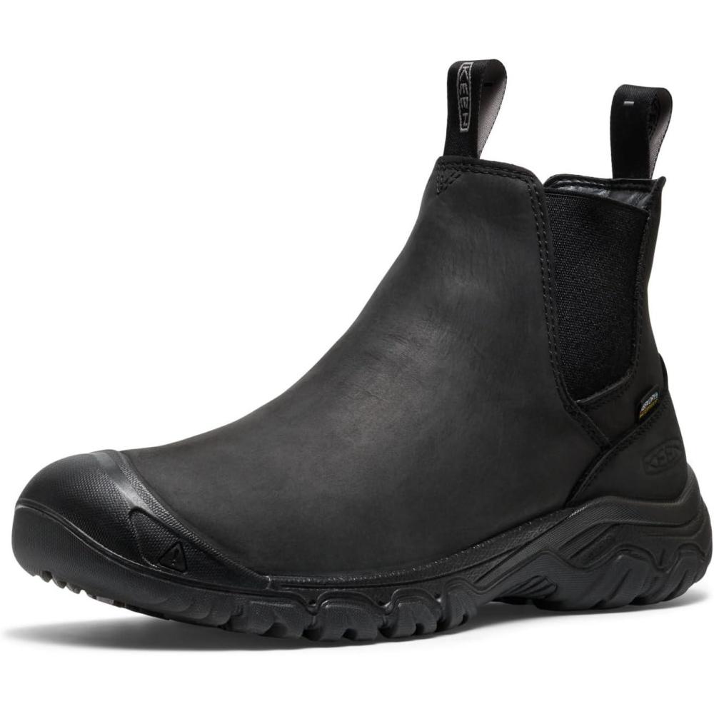 image:imageKEEN mens Anchorage 4 Waterproof Pull on Durable InsulatedBlackBlack