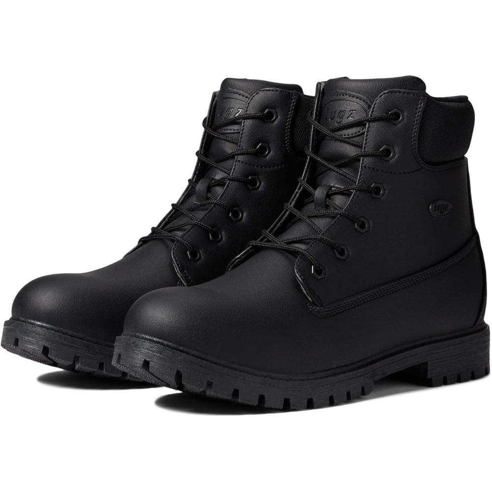 image:imageLugz Mens Rucker Hi Lace Up Boots Hiking ShoeBlack Scuff Proof
