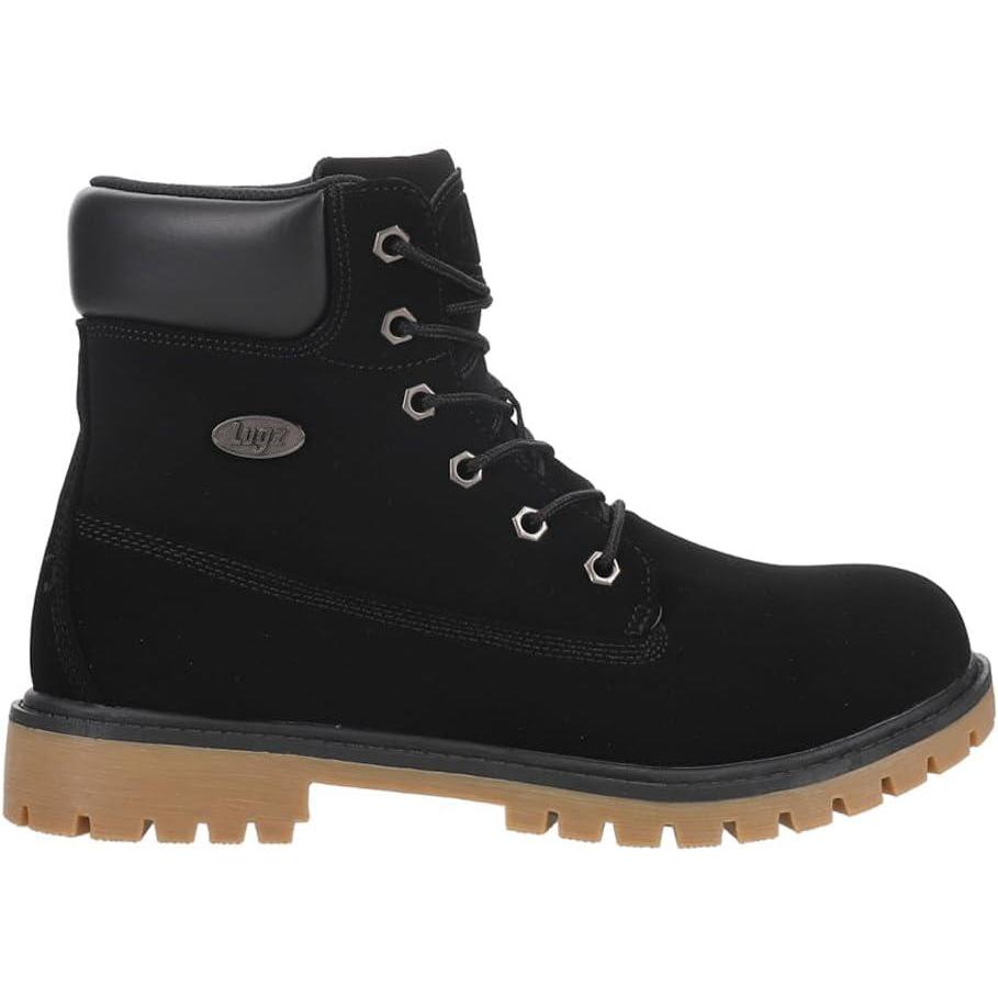 image:imageLugz Mens Rucker Hi Lace Up Boots Hiking ShoeBlackGum