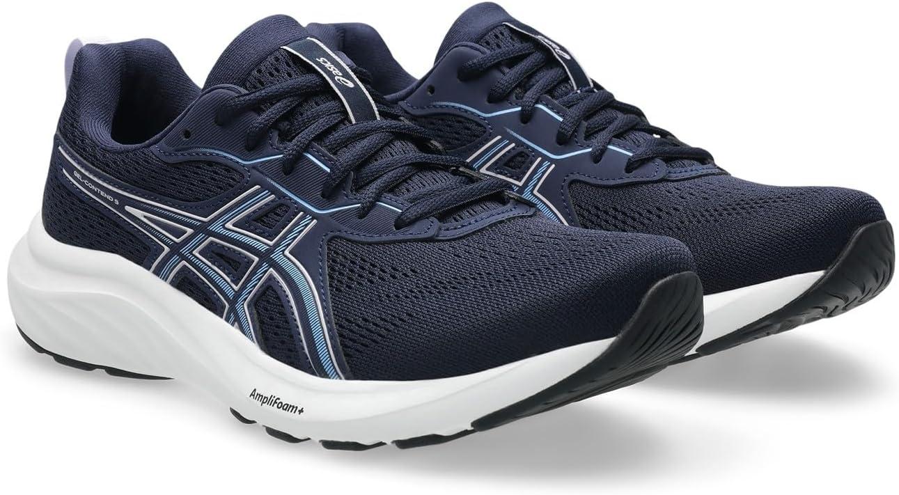 image:imageASICS Womens GelContend 9 Running ShoesMidnight Lilac Hint