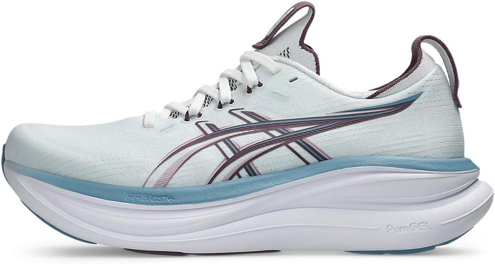 image:imageASICS Womens GelNimbus 28 Running ShoesArctic Blue Velvet Purple