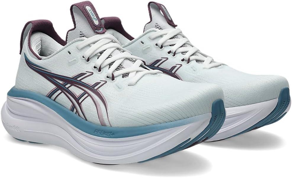image:imageASICS Womens GelNimbus 28 Running ShoesArctic Blue Velvet Purple