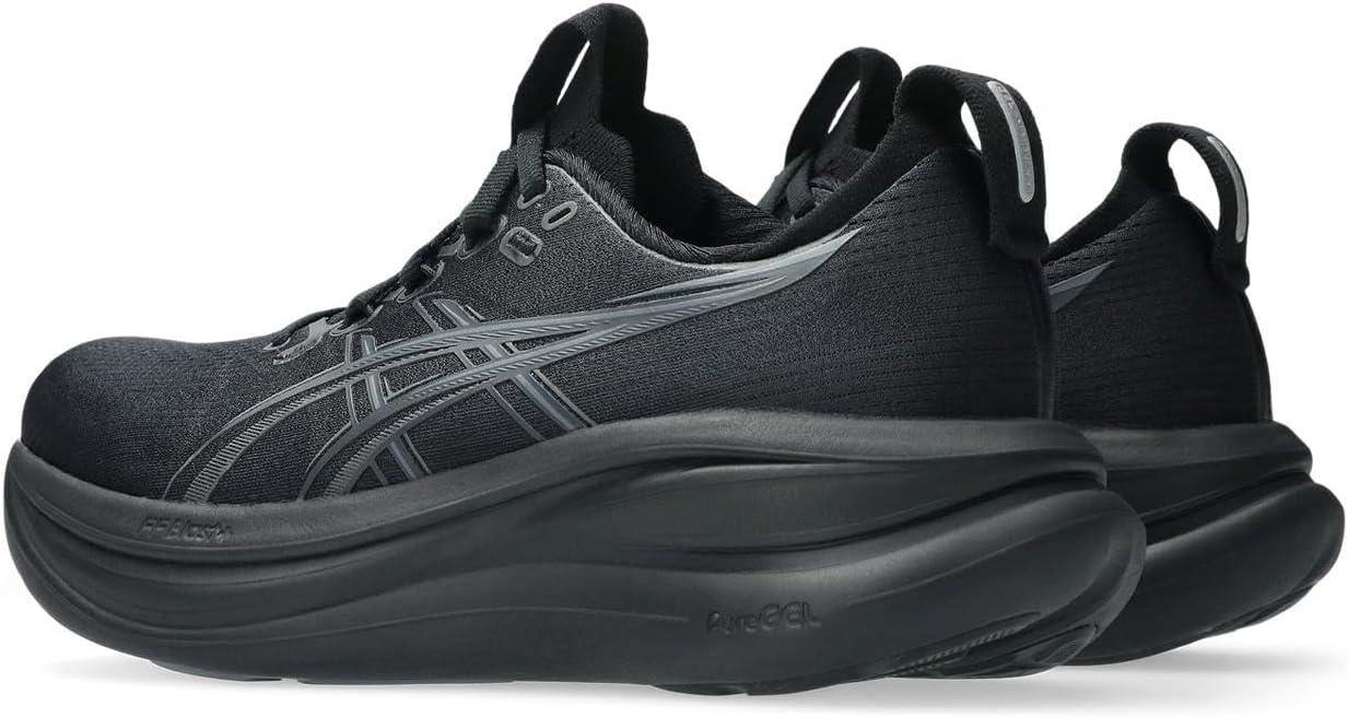 image:imageASICS Womens GelNimbus 28 Running ShoesBlack Graphite Grey