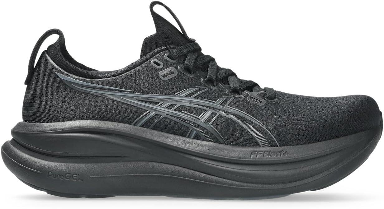 image:imageASICS Womens GelNimbus 28 Running ShoesBlack Graphite Grey