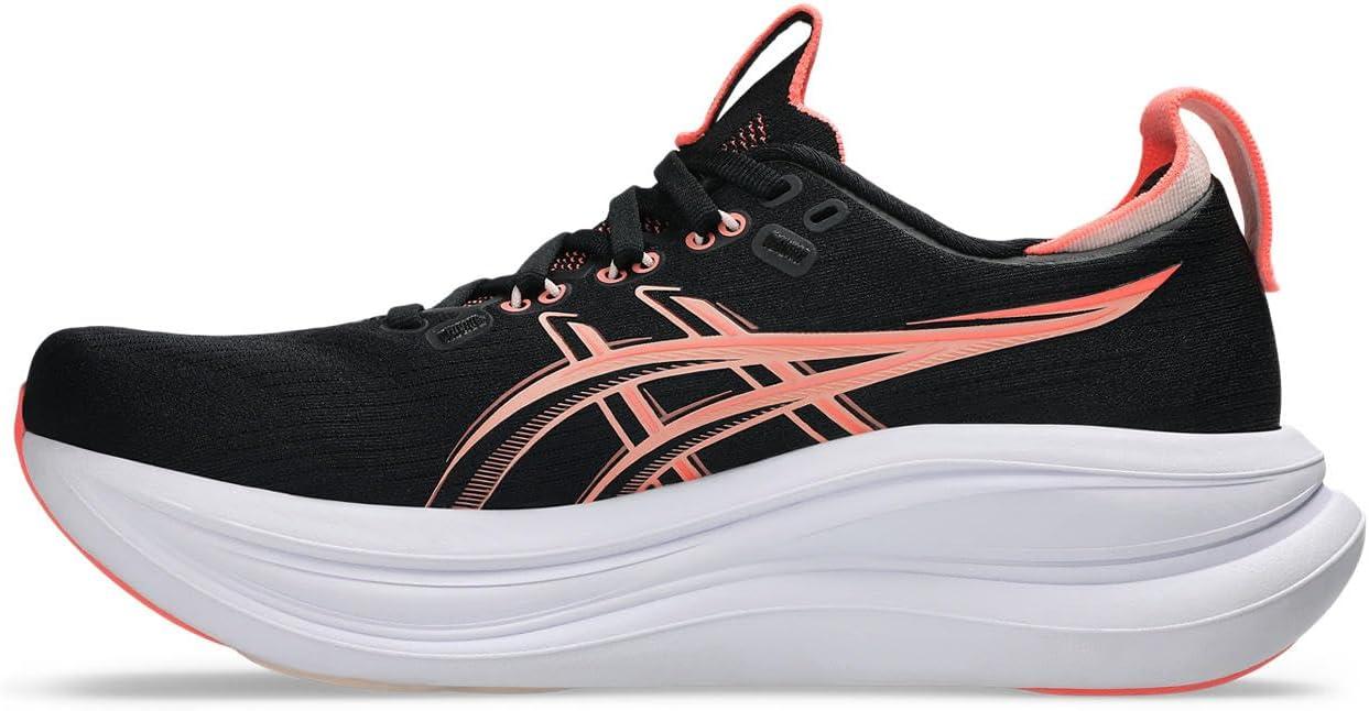 image:imageASICS Womens GelNimbus 28 Running ShoesBlack Pearl Pink