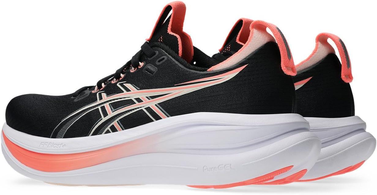 image:imageASICS Womens GelNimbus 28 Running ShoesBlack Pearl Pink
