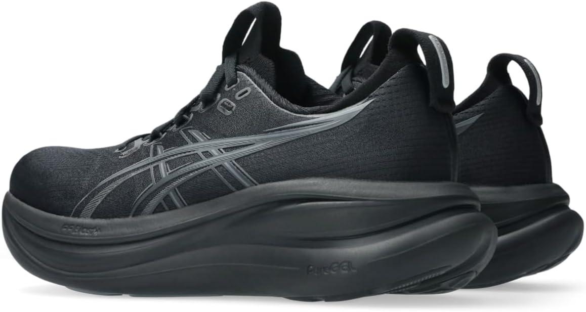 image:imageASICS Womens GelNimbus 28 Running ShoesBlackGraphite Grey