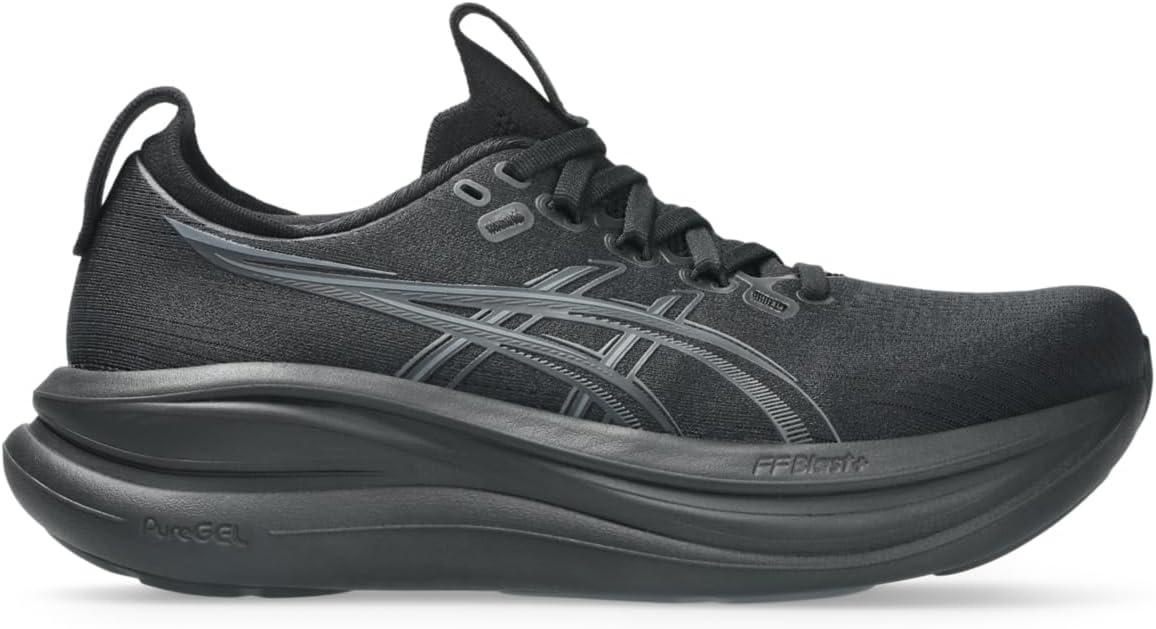 image:imageASICS Womens GelNimbus 28 Running ShoesBlackGraphite Grey