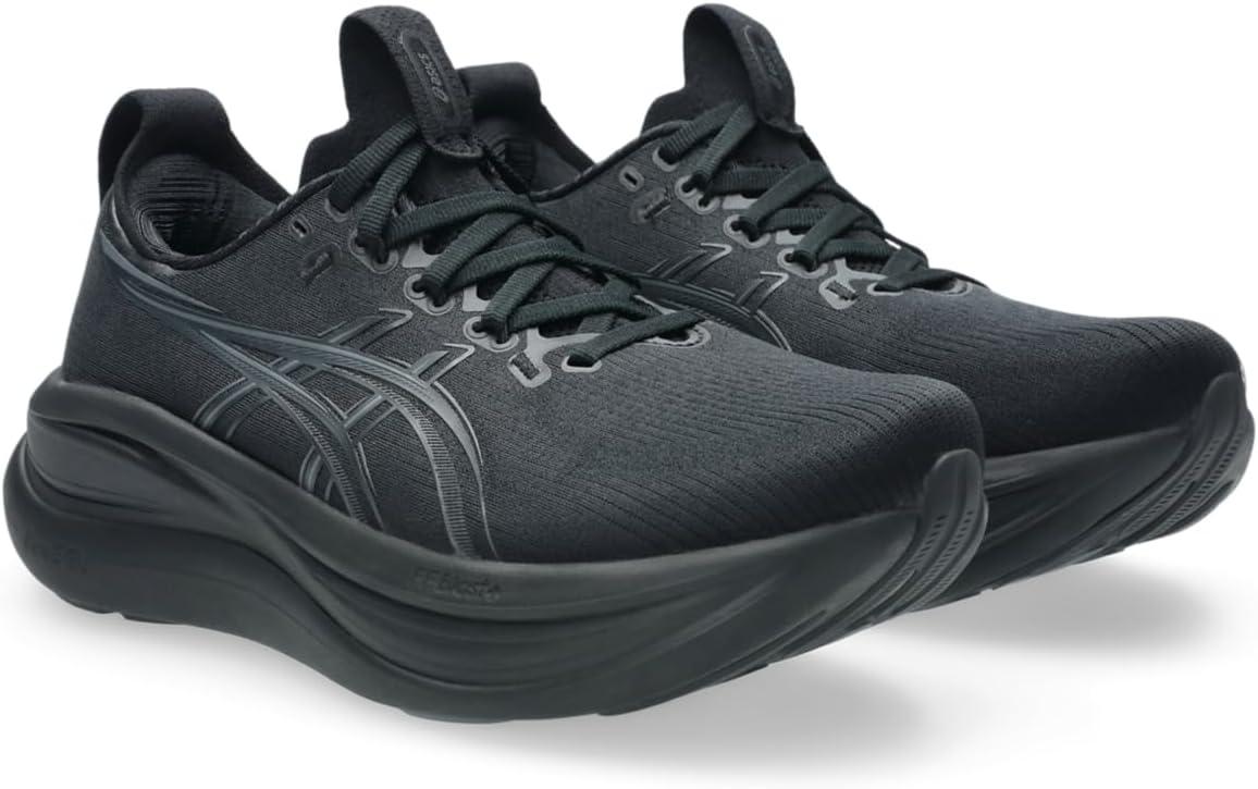 image:imageASICS Womens GelNimbus 28 Running ShoesBlackGraphite Grey