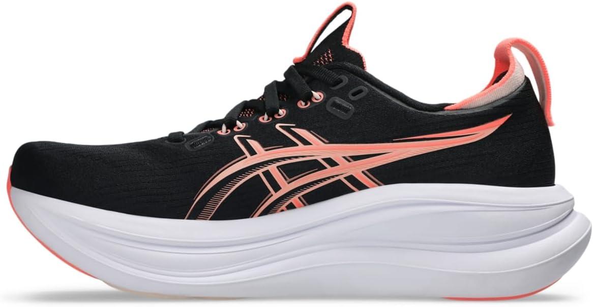 image:imageASICS Womens GelNimbus 28 Running ShoesBlackPearl Pink