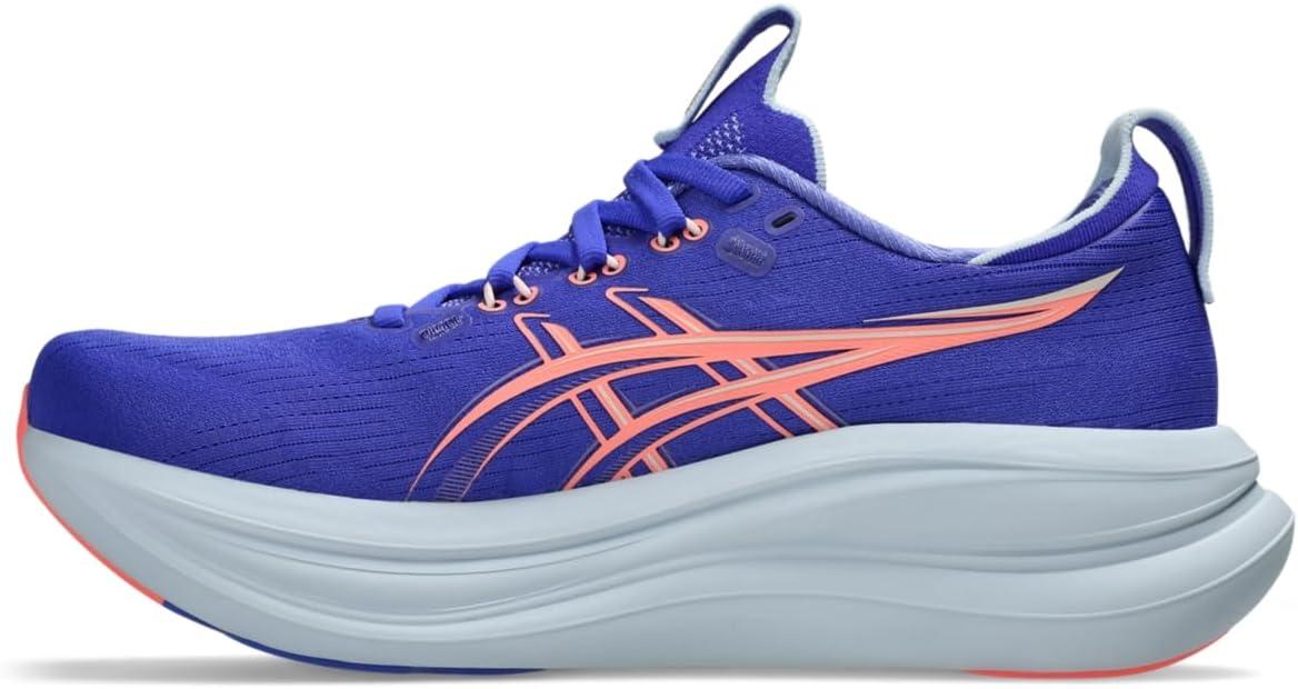 image:imageASICS Womens GelNimbus 28 Running ShoesCobalt BurstSun Coral