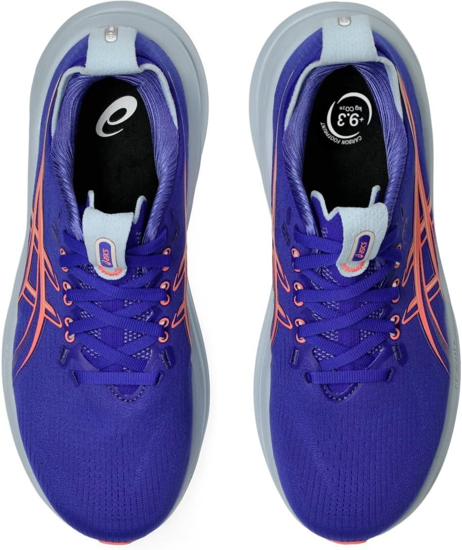 image:imageASICS Womens GelNimbus 28 Running ShoesCobalt BurstSun Coral