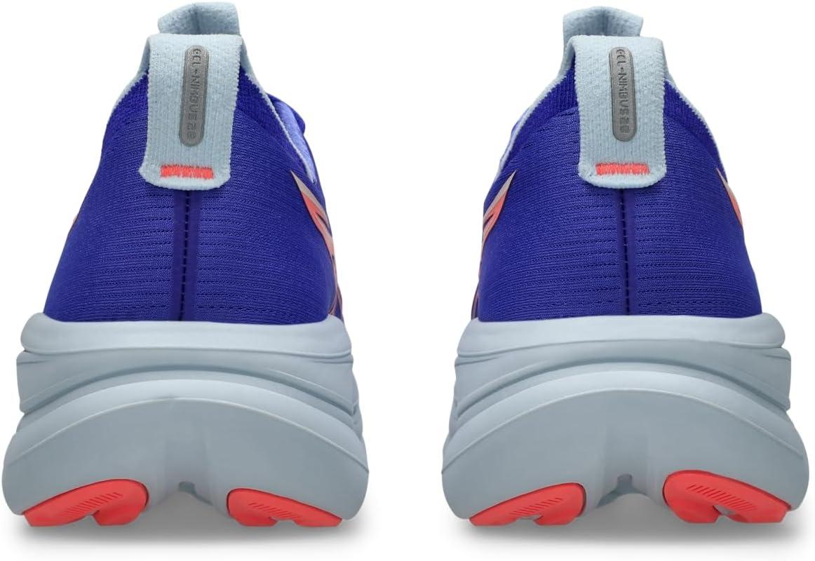 image:imageASICS Womens GelNimbus 28 Running ShoesCobalt BurstSun Coral