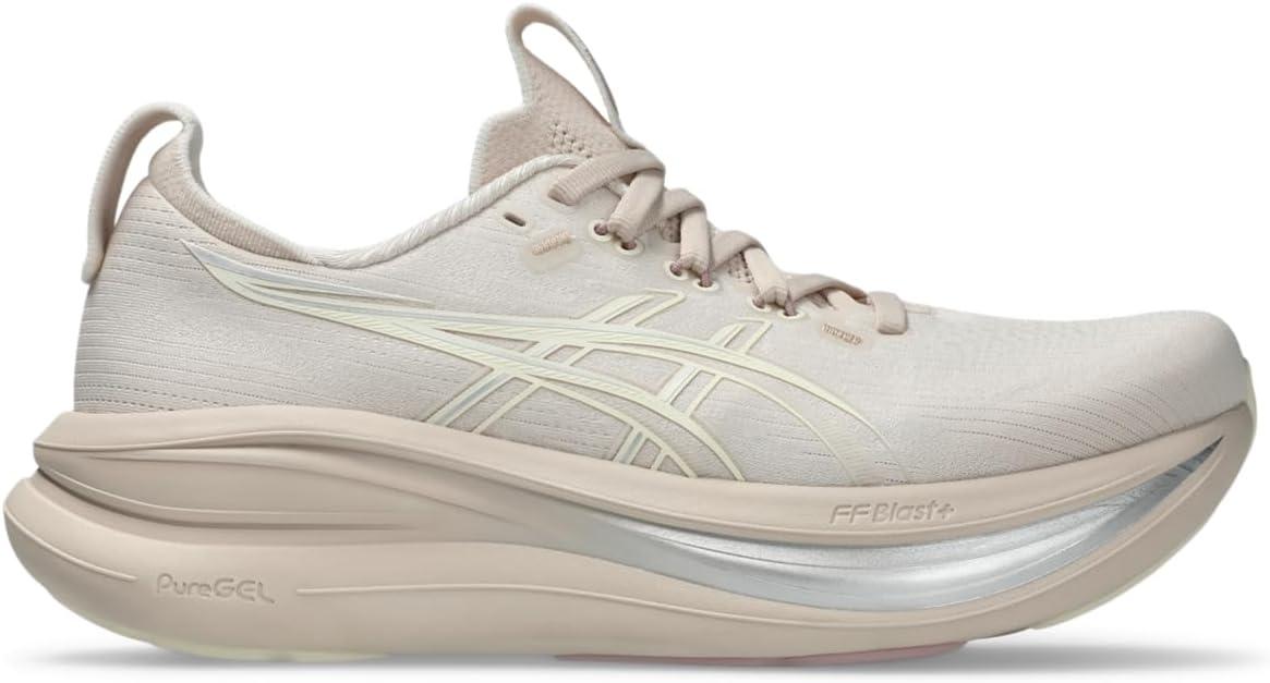 image:imageASICS Womens GelNimbus 28 Running ShoesMineral BeigeCream