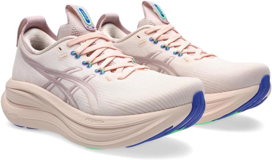 image:imageASICS Womens GelNimbus 28 Running ShoesPearl PinkMorganite