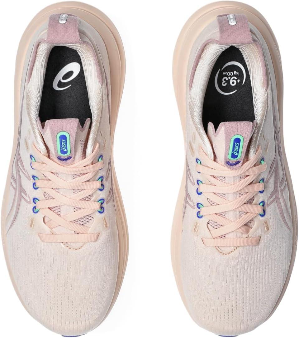 image:imageASICS Womens GelNimbus 28 Running ShoesPearl PinkMorganite
