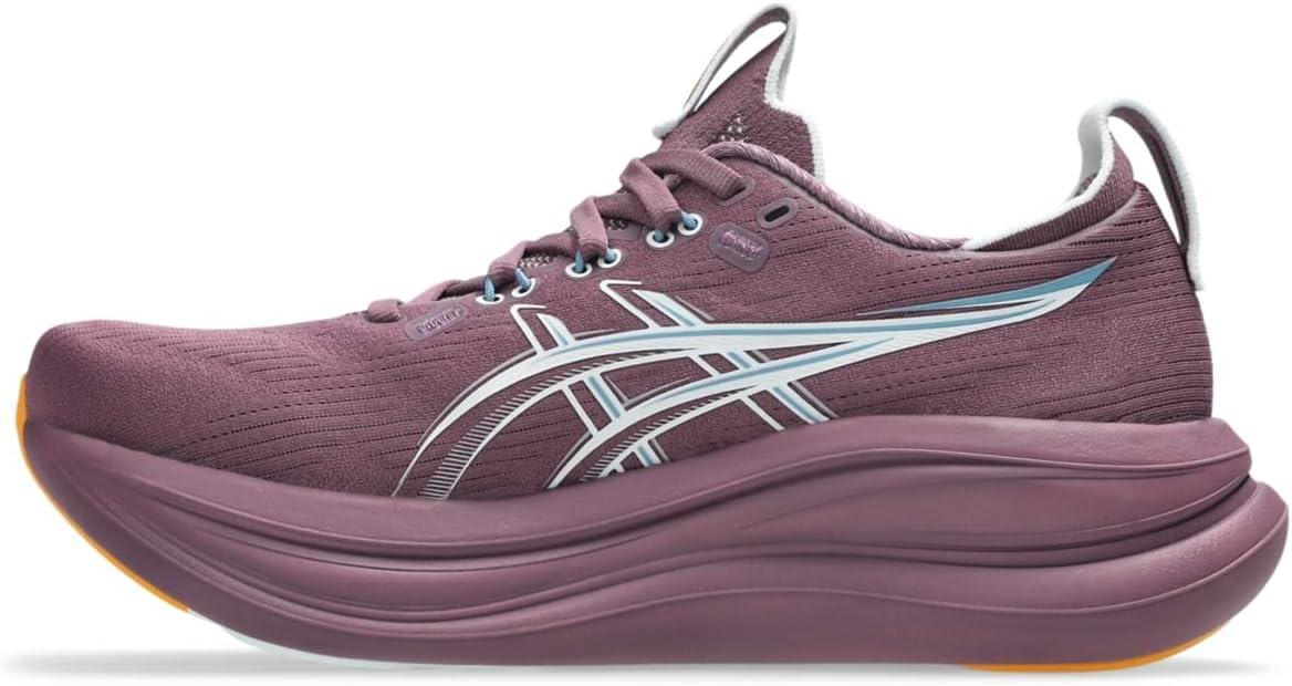 image:imageASICS Womens GelNimbus 28 Running ShoesVelvet PurpleArctic Blue