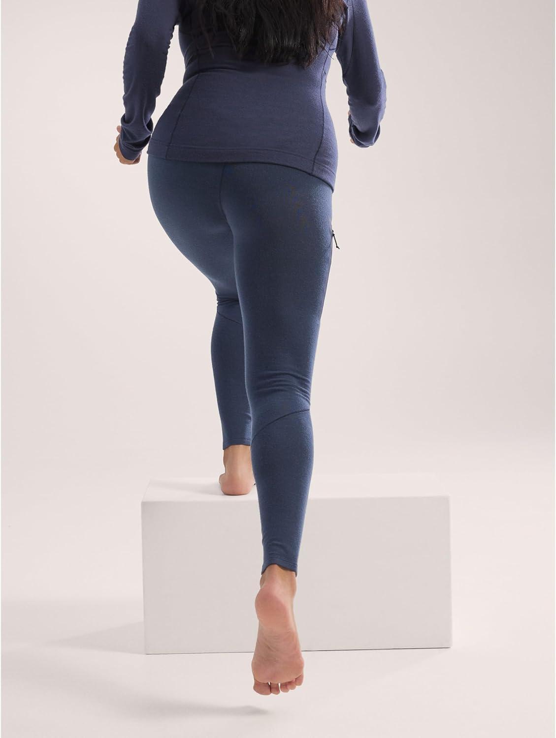 image:imageArcteryx Satoro Merino Wool Bottom Womens Lightweight Merino Blend Base LayerBlack Sapphire